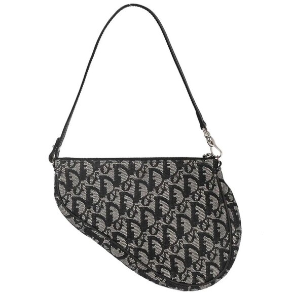 Christian Dior Black Trotter Saddle Handbag - Picture 2 of 10